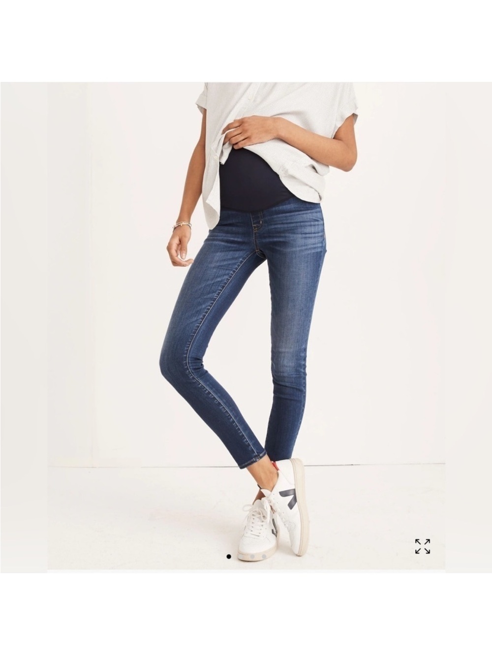 Madewell Maternity Skinny Crop Jeans Size 26